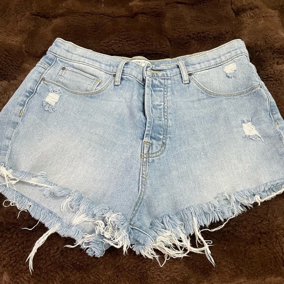 Fidelity Harley High Waist denim distressed shorts - Picture 5 of 11